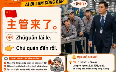 Tiếng Trung cho nhân viên kho