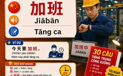 100 từ vựng tiếng Trung ngành nhựa