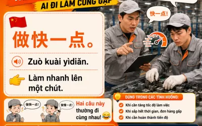 Đào tạo tiếng Trung cho công ty Đài Loan