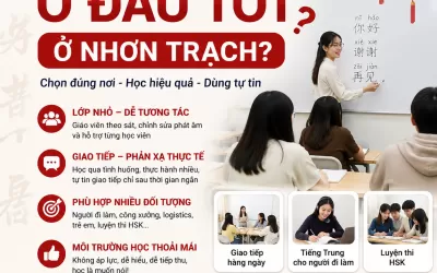 Học tiếng Trung ở đâu tốt ở Nhơn Trạch