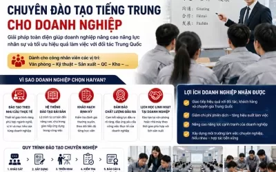 khóa học tiếng Trung cho doanh nghiệp