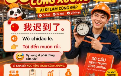 khóa học tiếng Trung nội bộ công ty
