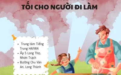 lớp tiếng Trung buổi tối cho người đi làm