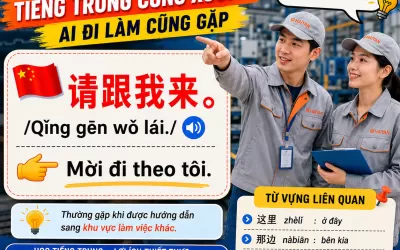 Lớp tiếng Trung cho công nhân KCN Nhơn Trạch