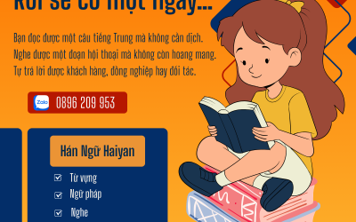 Tiếng Trung 1 kèm 1 cho người không nền tảng