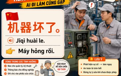 Tiếng Trung cho nhân viên QC