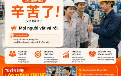 Tiếng Trung giao tiếp 1 kèm 1 học linh hoạt