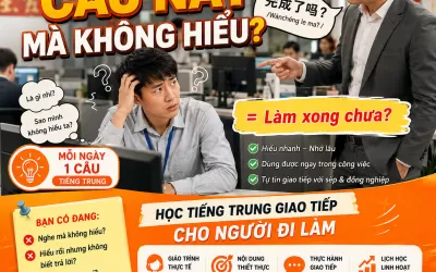 Tiếng Trung giao tiếp 1 kèm 1 luyện nói chuẩn