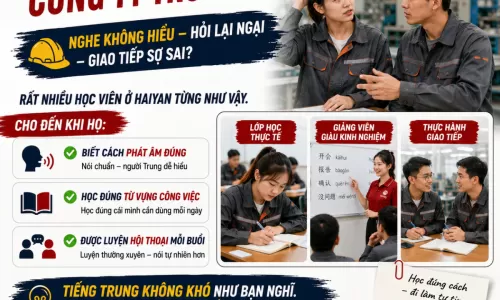 Hán ngữ online cho người đi làm xa