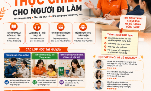 Hán ngữ online dễ theo lộ trình