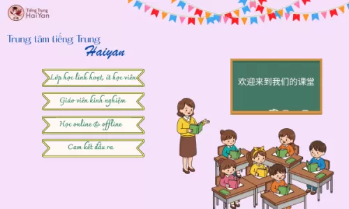 Trung tâm tiếng Trung Long Thành học linh hoạt 